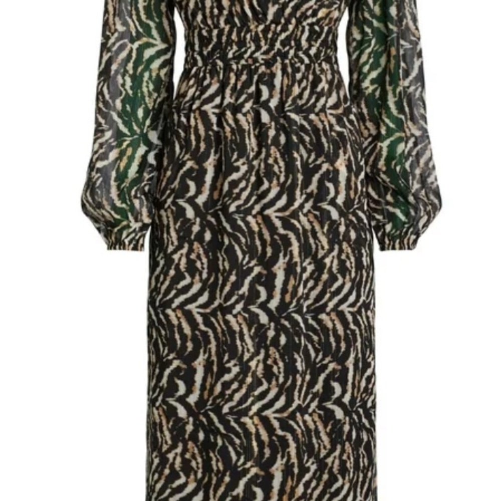 Sofia By Sofia Vergara Zebra Print Long Sleeve Dr… - image 1